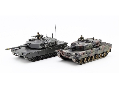 M1 Abrams And Leopard 2 'nato Main Battle Tank Combo' (2 Kits In The Box) - zdjęcie 2