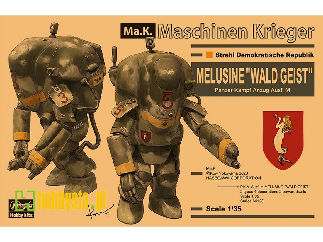 Melusine "wald Geist" Panzer Kampf Anzug Ausf M - zdjęcie 1