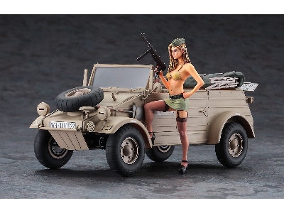 52273 Pkw.K1 Kübelwagen Type 82 (Balloon Tire) W/Blonde Girl's Figure - zdjęcie 2