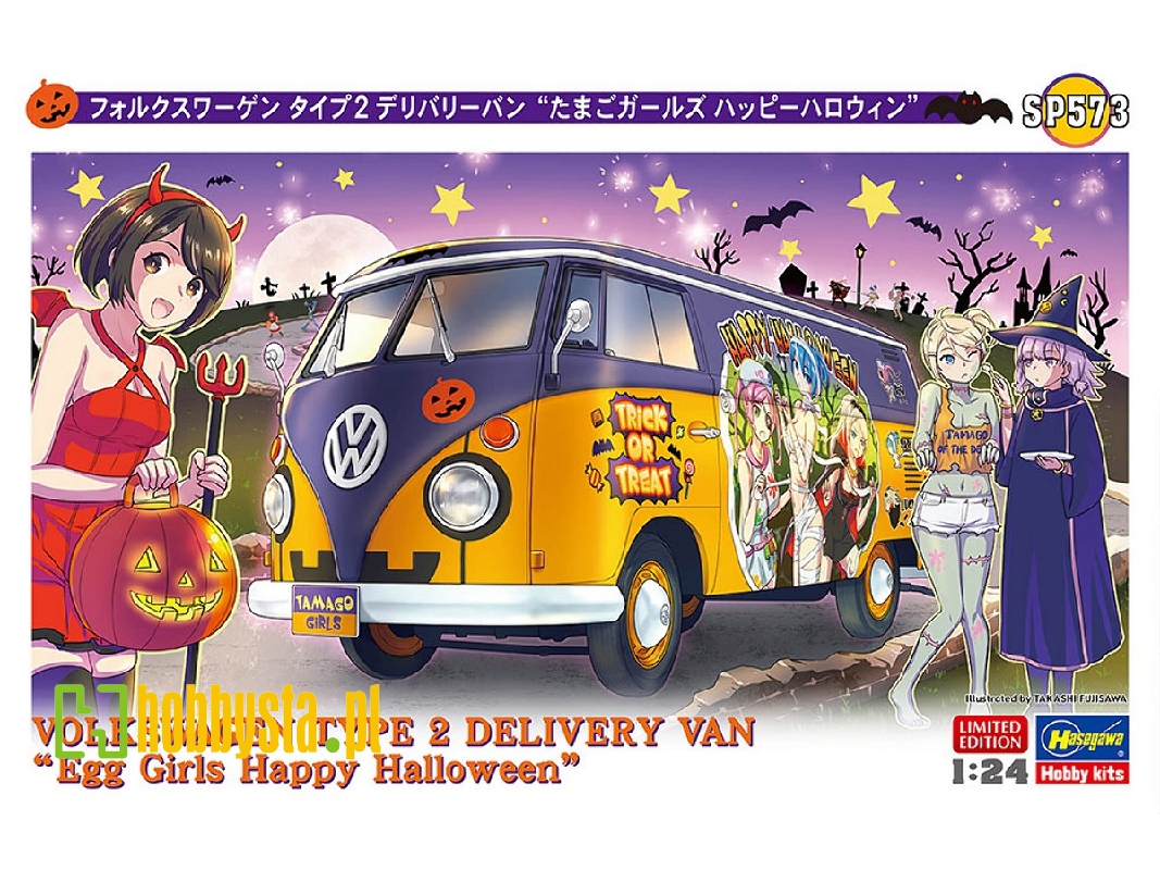 Volkswagen Type 2 Delivery Van - Egg Girls Happy Halloween - zdjęcie 1 Volkswagen Type 2 Delivery Van - Egg Girls Happy Halloween - zdjęcie 1