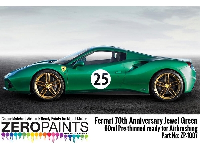 1007 Jewel Green - Ferrari 70th Anniversary Matt - zdjęcie 1