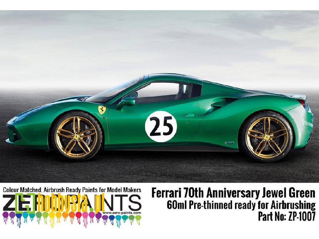 1007 Jewel Green - Ferrari 70th Anniversary Matt - zdjęcie 1 1007 Jewel Green - Ferrari 70th Anniversary Matt - zdjęcie 1