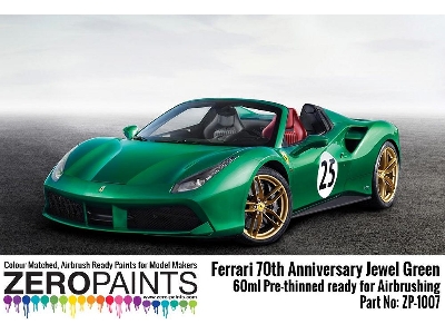 1007 Jewel Green - Ferrari 70th Anniversary Matt - zdjęcie 2