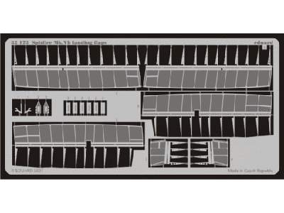  Spitfire Mk.  Vb landing flaps 1/32 - Hasegawa - blaszki - zdjęcie 1