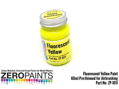 1011 Fluorescent Yellow Paint - zdjęcie 1
