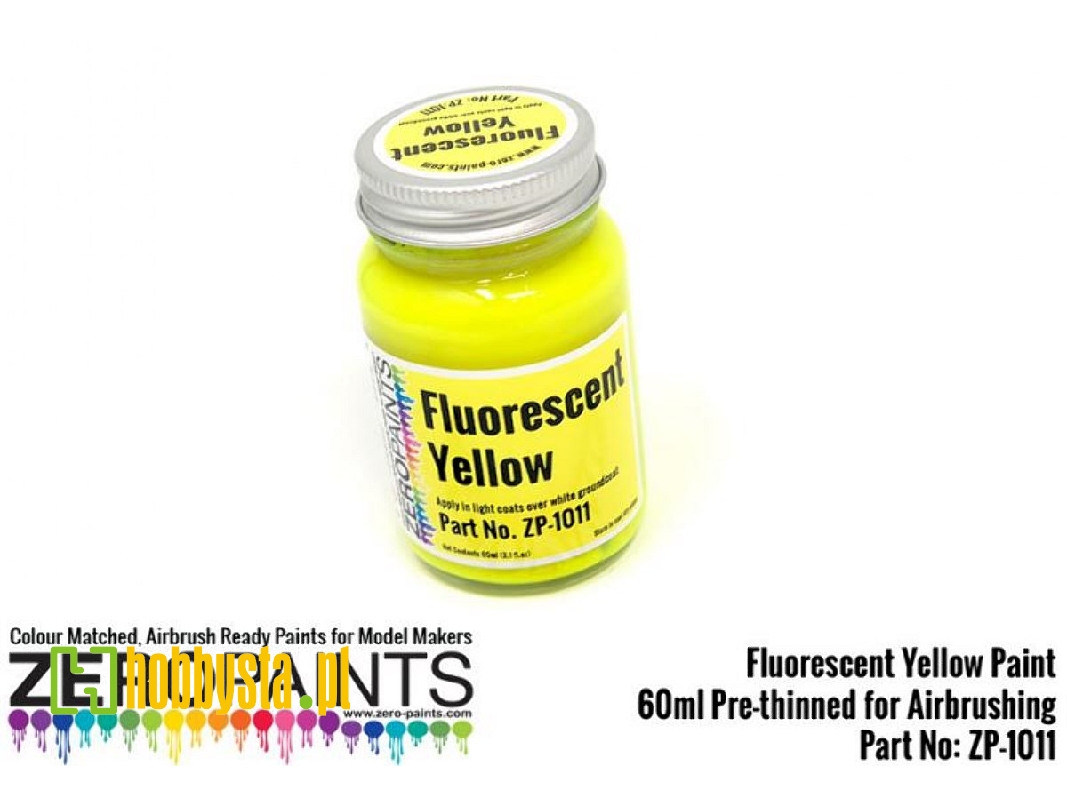 1011 Fluorescent Yellow Paint - zdjęcie 1 1011 Fluorescent Yellow Paint - zdjęcie 1