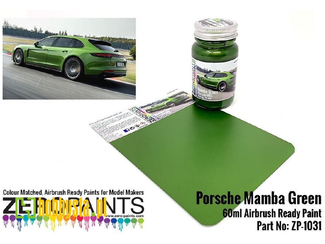 1031-g Porsche Mamba Green Matt - zdjęcie 1 1031-g Porsche Mamba Green Matt - zdjęcie 1