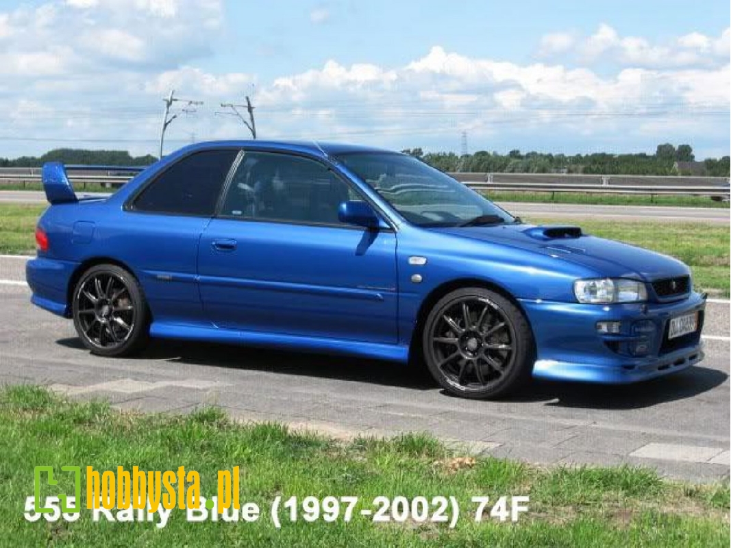 1041 Subaru 555 Rally Blue (1997-2002) 74f Matt - zdjęcie 1