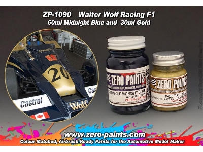 1090 Walter Wolf Racing F1 Midnight Blue - zdjęcie 6