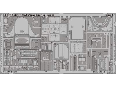  Spitfire Mk. Vb/  trop interior S. A. 1/32 - Hobby Boss - blasz - zdjęcie 4