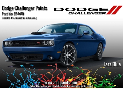 1410-jazz Dodge Challenger Paints - Jazz Blue - zdjęcie 1