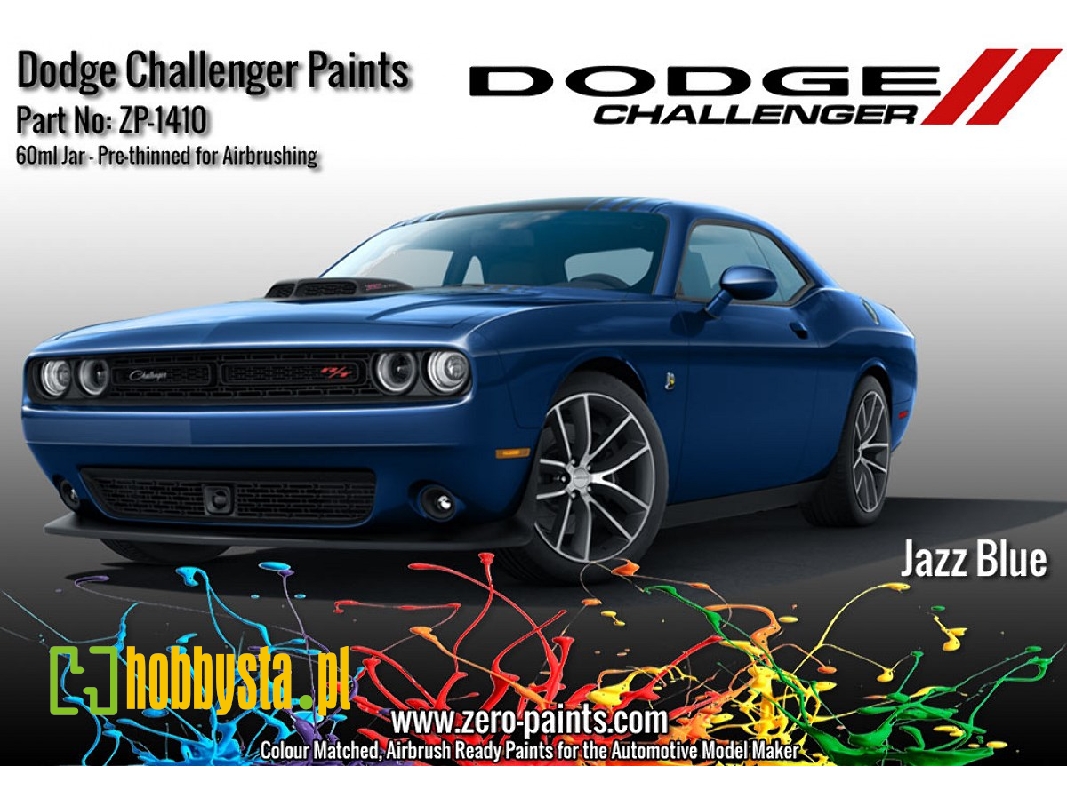 1410-jazz Dodge Challenger Paints - Jazz Blue - zdjęcie 1 1410-jazz Dodge Challenger Paints - Jazz Blue - zdjęcie 1
