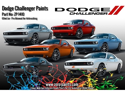 1410-jazz Dodge Challenger Paints - Jazz Blue - zdjęcie 2
