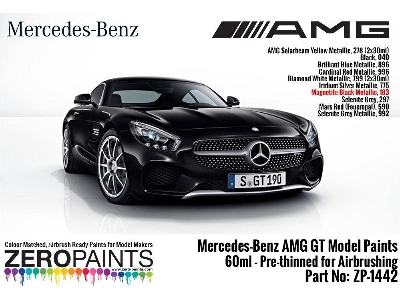 1442 Mercedes Amg Gt Magnette Black Matt - zdjęcie 1