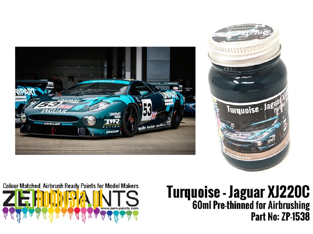 1538 Jaguar Xj220c Turquoise - zdjęcie 1
