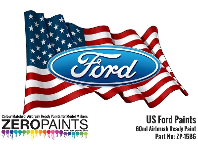 1586-colonial Us Ford Paints - Colonial White (8103) - zdjęcie 2