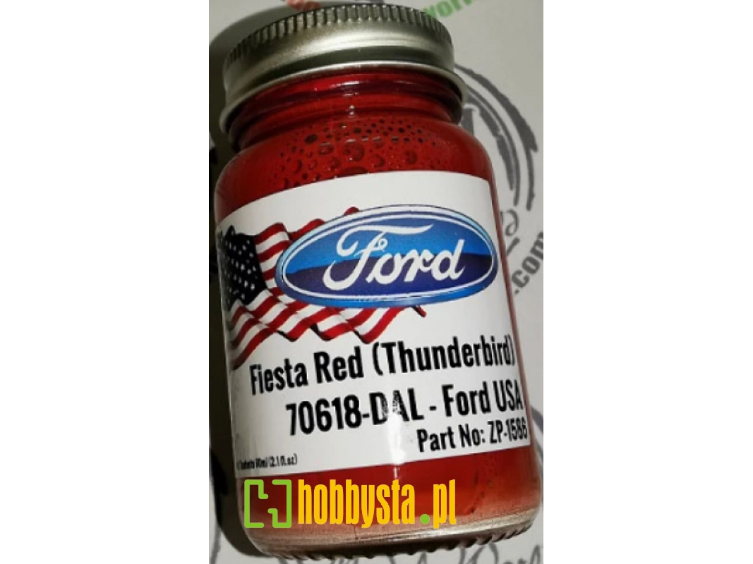 1586-fiesta Us Ford Paints - Fiesta Red (Thunderbird) (70618-dal) - zdjęcie 1