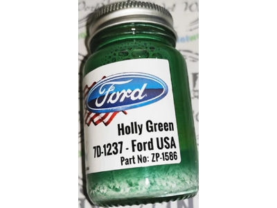 1586-holly Us Ford Paints - Holly Green (7d-1237) - zdjęcie 1