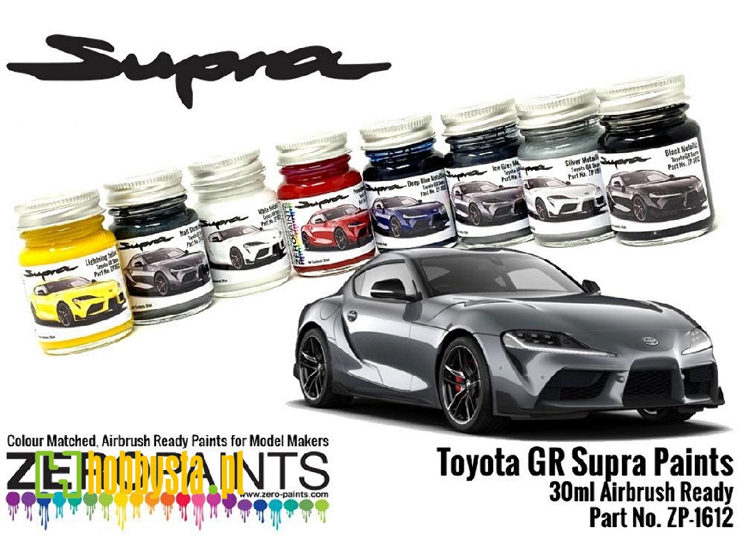 1612 Toyota Gr Supra Matt Storm Grey Matt - zdjęcie 1 1612 Toyota Gr Supra Matt Storm Grey Matt - zdjęcie 1