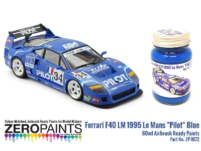 1672 Ferrari F40 Lm 1995 Le Mans - 'pilot' Blue - zdjęcie 1