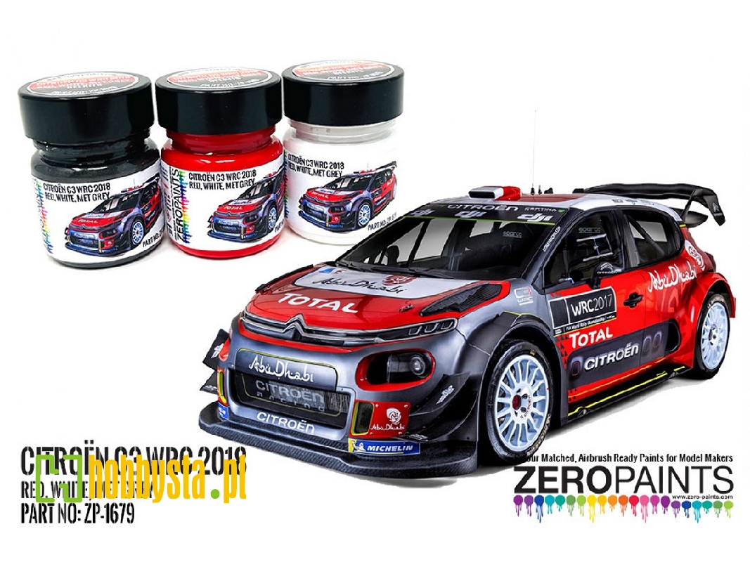 1679 Citroen C3 Wrc 2018 - Red, White, Met Grey - zdjęcie 1 1679 Citroen C3 Wrc 2018 - Red, White, Met Grey - zdjęcie 1