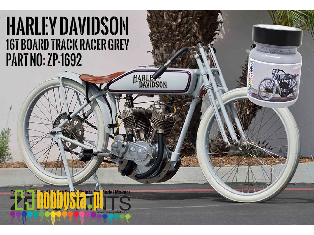 1692 Harley Davidson - 16t Board Track Racer Grey - zdjęcie 1 1692 Harley Davidson - 16t Board Track Racer Grey - zdjęcie 1