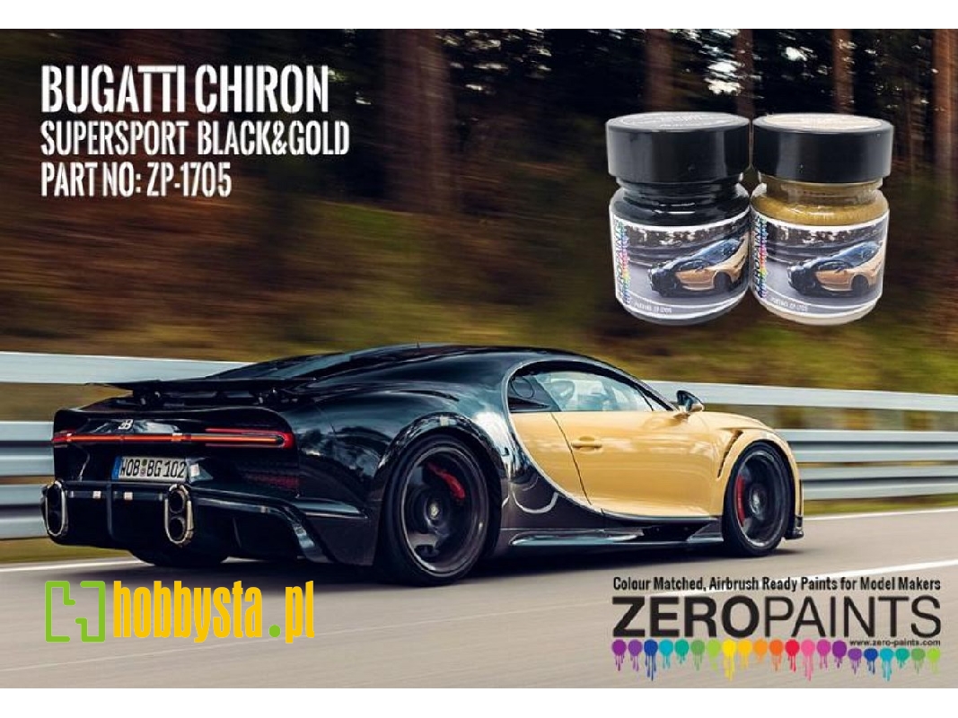 1705 Black & Gold Bugatti Chiron Supersport - zdjęcie 1 1705 Black & Gold Bugatti Chiron Supersport - zdjęcie 1