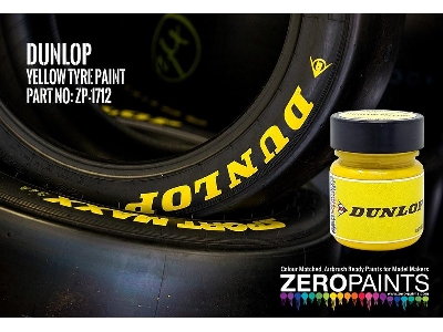 1712 Dunlop Tyre Yellow - zdjęcie 1