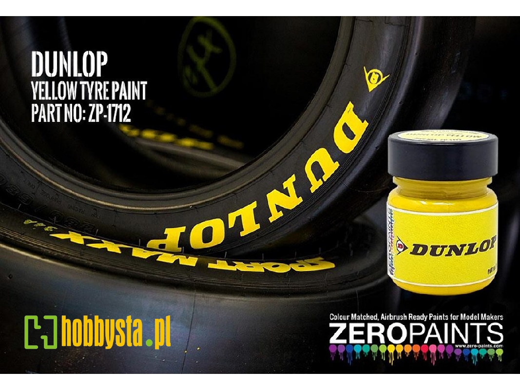 1712 Dunlop Tyre Yellow - zdjęcie 1