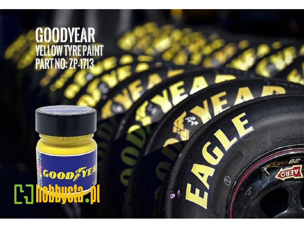 1713 Goodyear Yellow Tyre Paint - zdjęcie 1 1713 Goodyear Yellow Tyre Paint - zdjęcie 1