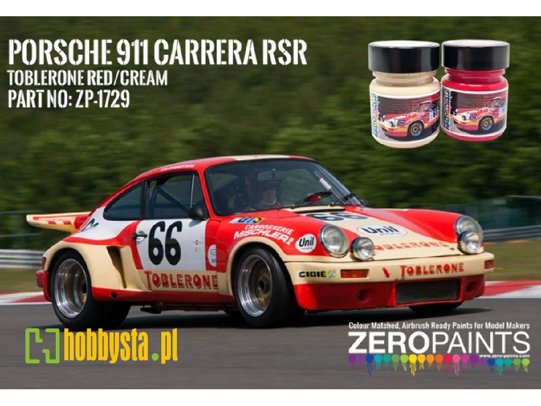 1729 Porsche 911 Carrera Rsr Toblerone Red/Cream - zdjęcie 1 1729 Porsche 911 Carrera Rsr Toblerone Red/Cream - zdjęcie 1