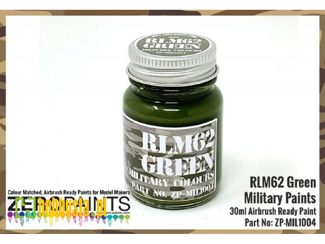 Zero Paints Zp-mil1004 Rlm62 Green - zdjęcie 1 Zero Paints Zp-mil1004 Rlm62 Green - zdjęcie 1
