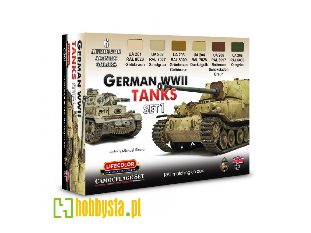 Cs01 - German Wwii Tanks Set 1 - zdjęcie 1