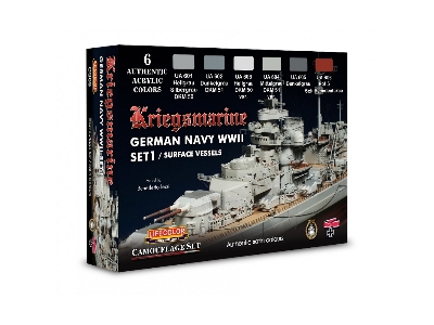 Cs09 - German Wwii Kriegsmarine Camouflage Set #1 - zdjęcie 1