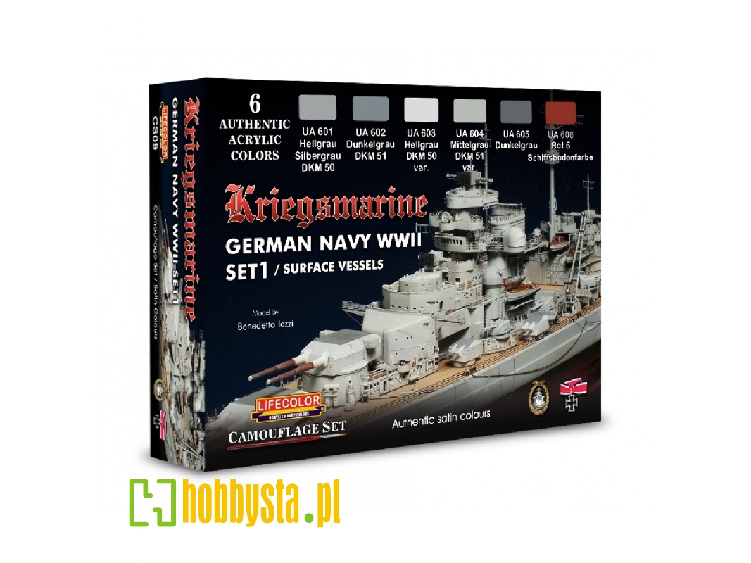 Cs09 - German Wwii Kriegsmarine Camouflage Set #1 - zdjęcie 1