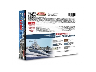 Cs25 - Us Navy Wwii Camouflage Set 2 - War Period From 1941 - zdjęcie 2