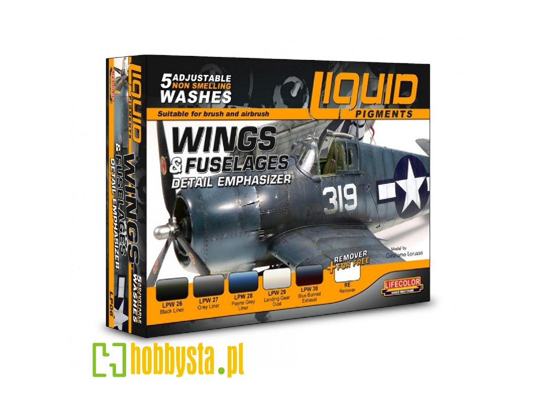 Lp06 - Wings And Fuselages Detail Emphasizer Set - zdjęcie 1