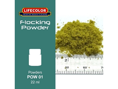Pow01 - Sprout Green Flocking Powder - zdjęcie 1