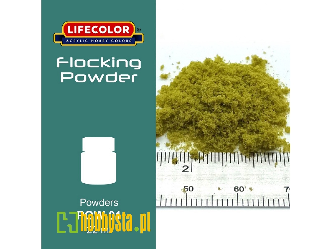 Pow01 - Sprout Green Flocking Powder - zdjęcie 1
