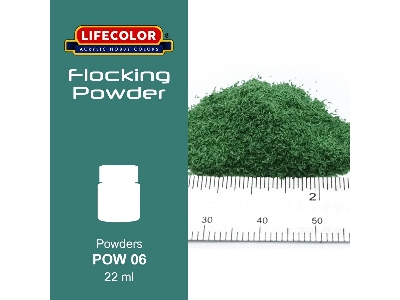 Pow06 - Full-blown Green Flocking Powder - zdjęcie 1