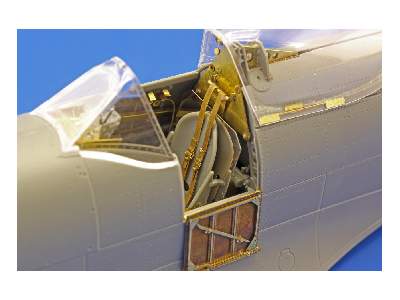  Spitfire Mk. XVIe seatbelts 1/32 - Tamiya - blaszki - zdjęcie 2