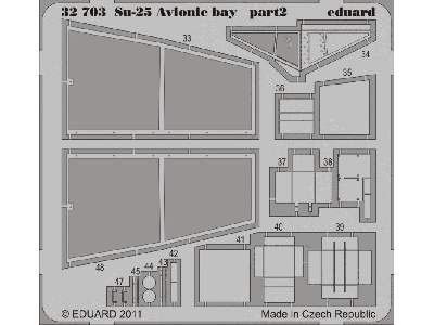  Su-25 avionics 1/32 - Trumpeter - blaszki - zdjęcie 3