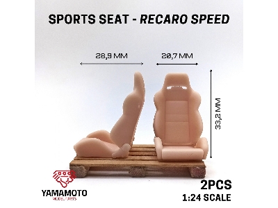Sport Seats - Recaro Speed (2pcs) - zdjęcie 6