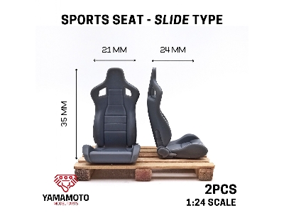 Sport Seats - Slide Type (2pcs) - zdjęcie 6