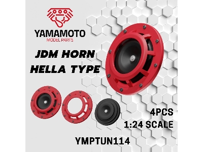 Jdm Horn - Hella Type (4pcs) - zdjęcie 1