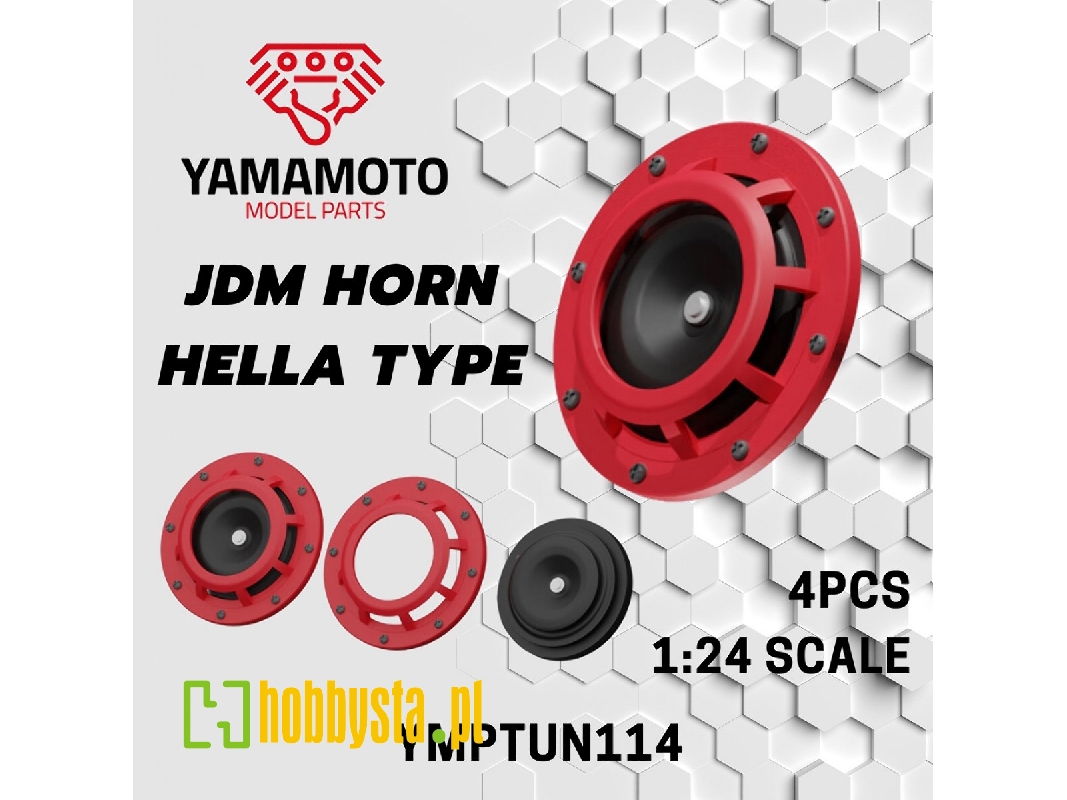 Jdm Horn - Hella Type (4pcs) - zdjęcie 1