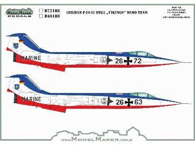 German F-104g Mfg2 "vikings" Demo Team - zdjęcie 2