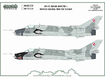 Su-22 Boar Mouth And Bonus Shark Mouth Tanks - zdjęcie 1