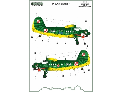 An-2 'wiedeńczyk' (Decals And Masks Set) - zdjęcie 1