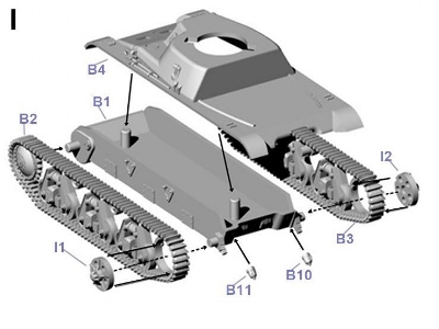 Francuski czołg dowodzenia Hotchkiss H35 z armatą 37 mm SA38 - zdjęcie 2